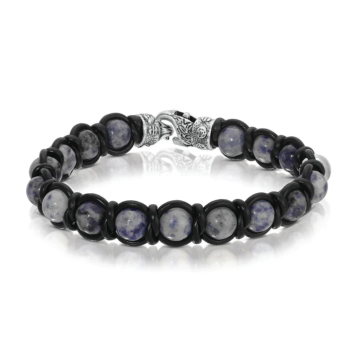 My Fun Colors Bracelets: Denim Sodalite/Black