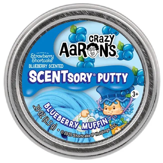 Crazy Aaron's Mini Thinking Putty: SENTsory Putty: Blueberry Muffin