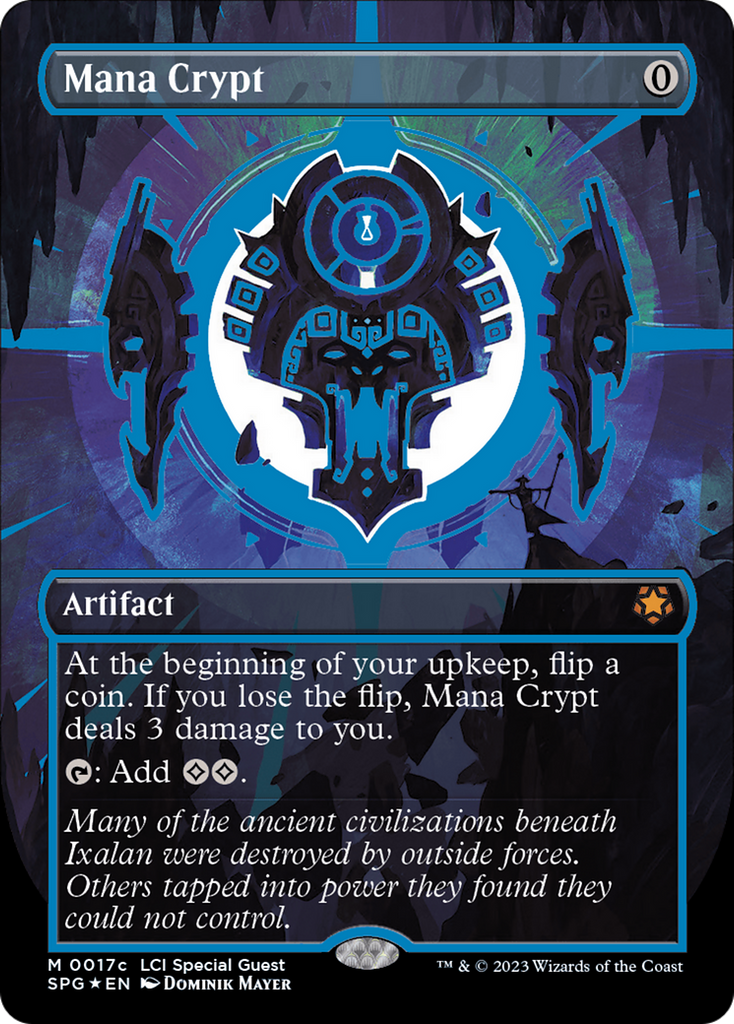 Mana Crypt (0017c) (Borderless) [The Lost Caverns of Ixalan Special Gu