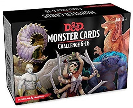 D&D: Monster Cards: Challenge 6-16