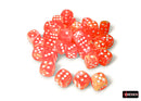 Chessex Festive: 12MM D6 Dahlia/White (36)