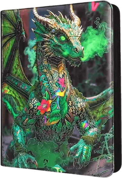 Maggot Labs: 9-Pocket Zippered Binder: Toploader: Verdant Ink Sovereign