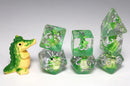 Foam Brain Games RPG Dice Set: Smiling Crocodile