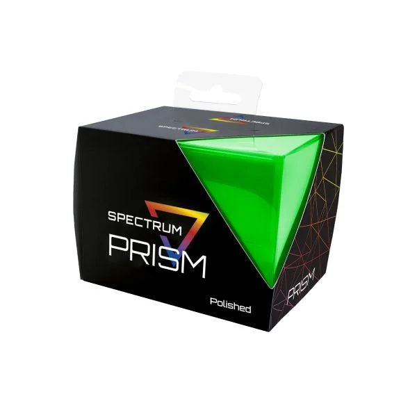 BCW: Spectrum Prism: Deck Box: Polished Lime Green (100)