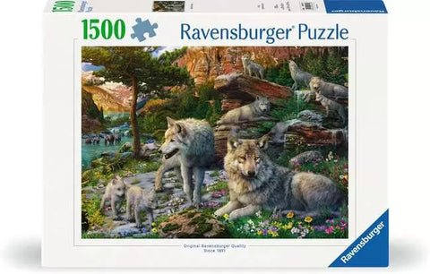 Ravensburger: 1500 Piece: Wolves in Spring