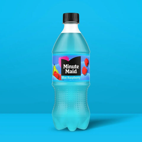 20oz Bottle: Minute Maid Blue Raspberry