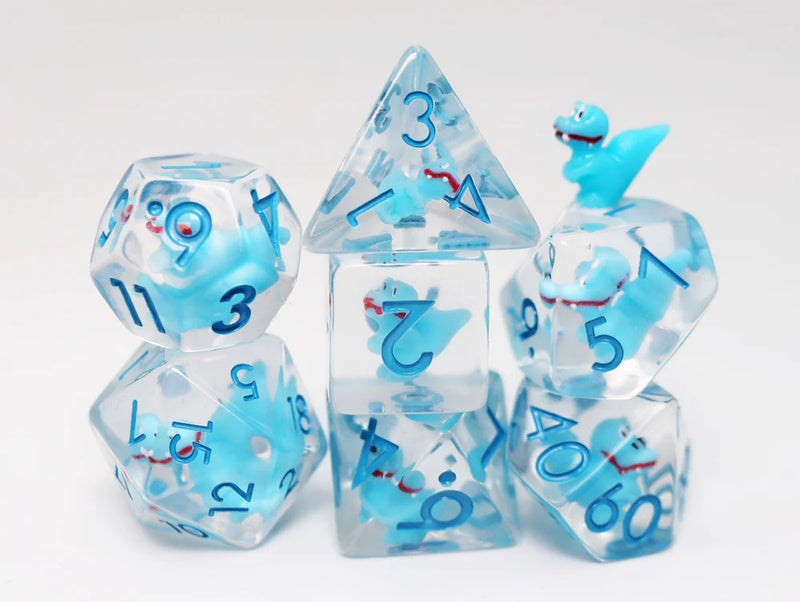 Foam Brain Games RPG Dice Set: Baby Velociraptor