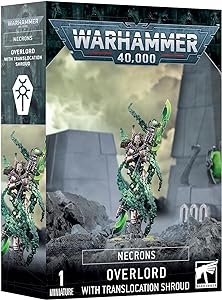 Warhammer 40,000: Necrons: Overlord with Translocation Shroud