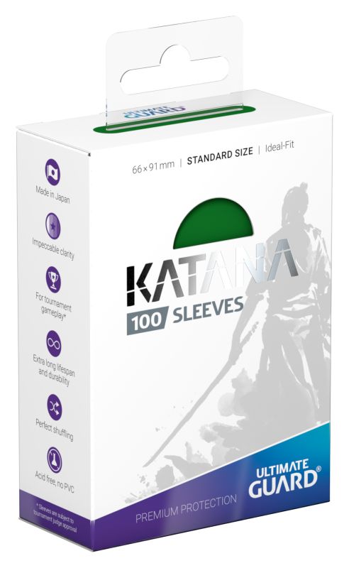 Ultimate Guard: Katana Sleeves: Green (100)