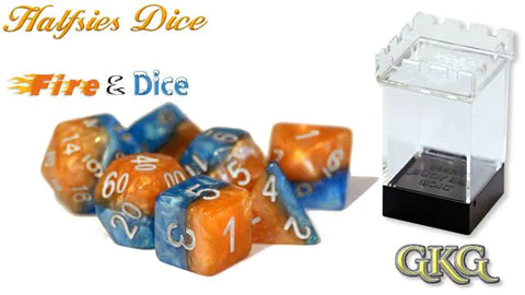 Gate Keeper Games Halfsies: Fire & Ice (11 Dice)