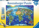 Ravensburger 300 Puzzle: World Landmarks Map XXL