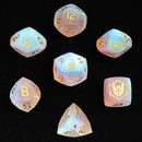 Hymgho: Dragon's Hoard Gemstone Dice: Frosted Prismatic Crystal
