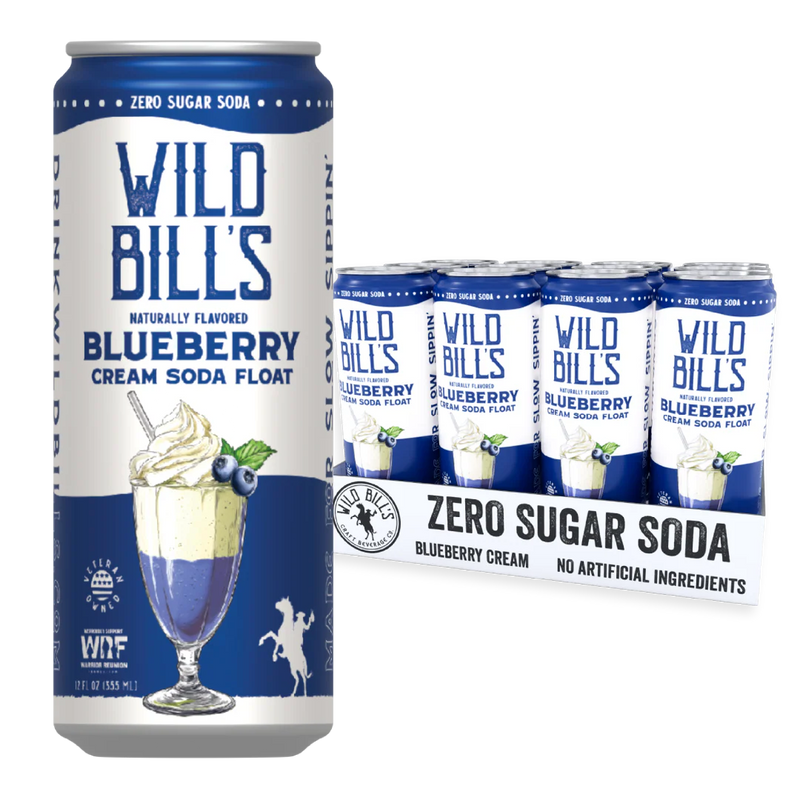 Wild Bill's Craft Beverage: Zero Sugar: Blueberry Cream Soda Float