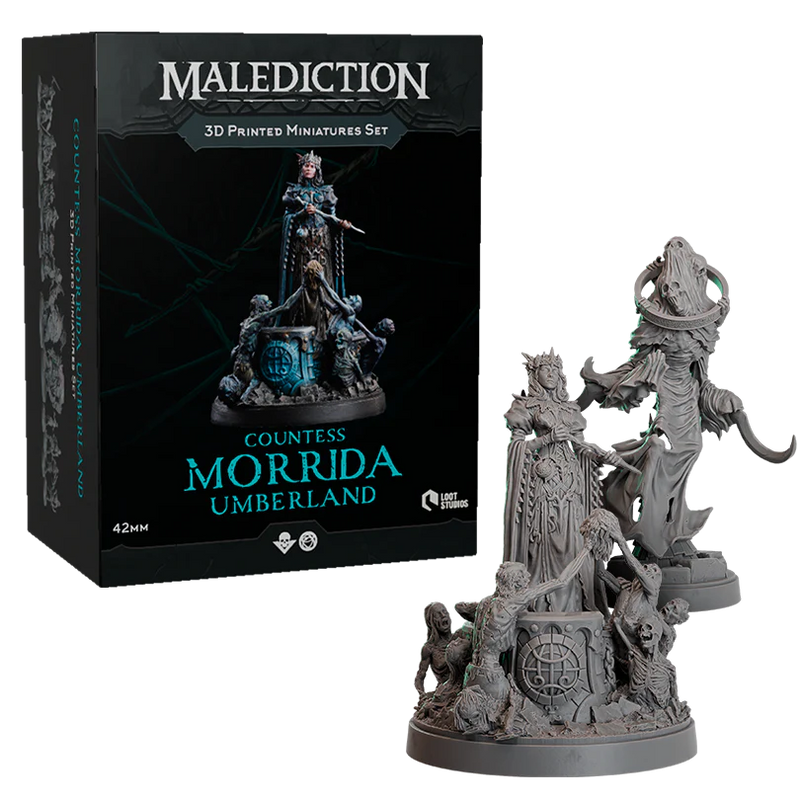 Malediction: 3D Printed Miniatures Set: Morrida Umberland
