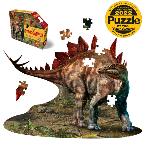 Madd Capp Puzzle: I am Stegosaurus (100 Pieces)