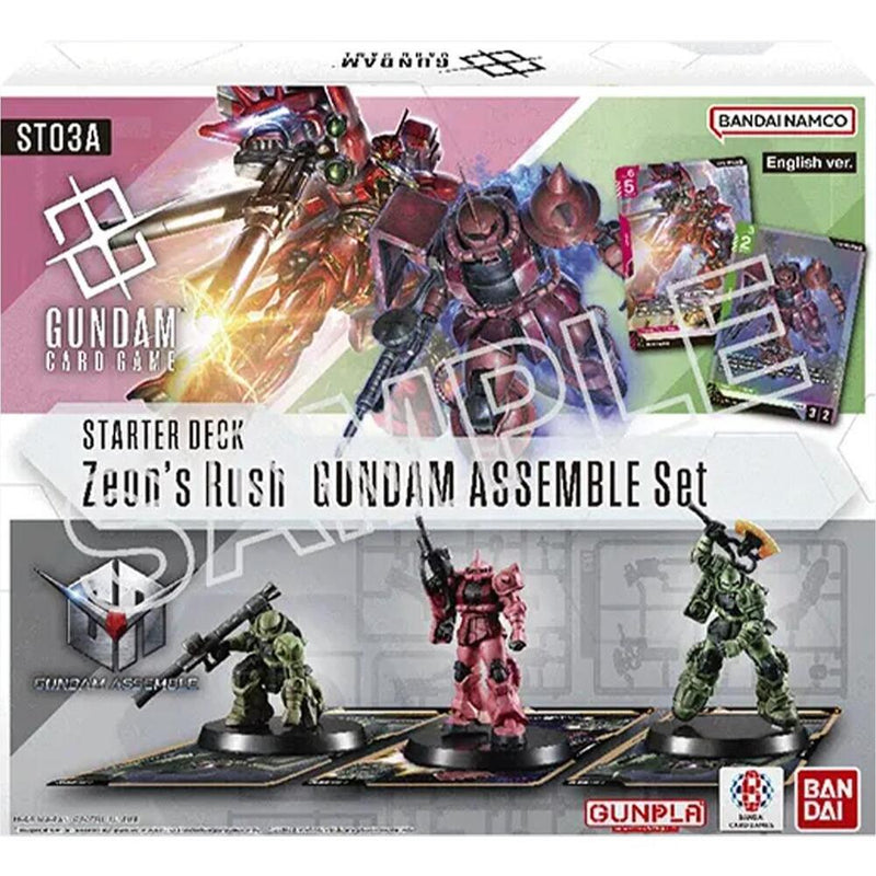 Gundam Card Game: Assemble Starter Deck Set: Zeon's Rush