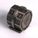 Die Hard Dice: V2 LifeLink Counter: Battleworn Silver