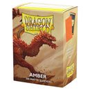 Dragon Shield: Standard 100ct Sleeves - Amber (Matte)