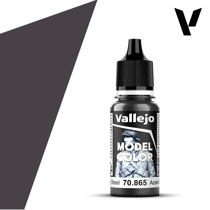 Vallejo: 18ml: Model Color: Oily Steel