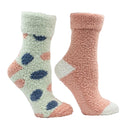 Aromasoles: Infused Socks: Mint & Shea Butter: Polka dots Rosewater