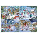 House of Puzzles: 4 x 500 Piece: Let It Snow