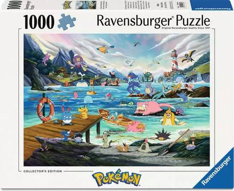 Ravensburger 1000 Piece Puzzle: Vaporeon and Temperate Marine