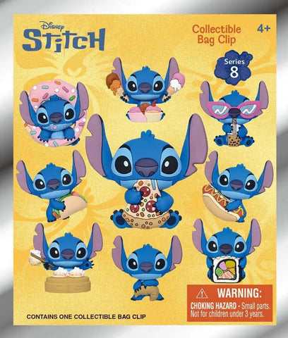 Figural 3D Bag Clip: Stitch: Series 8