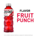 20 oz Bottle: Fruit Punch Zero Powerade