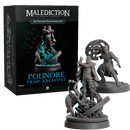 Malediction: 3D Printed Miniatures Set: Polinore, Prime Archivist