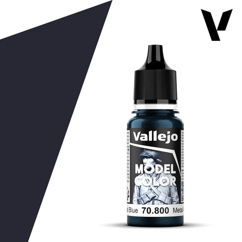 Vallejo: 18ml: Model Color: Gunmetal Blue