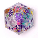 Hymgho: 55mm Sharp Edge Resin D20: Mana Meadows