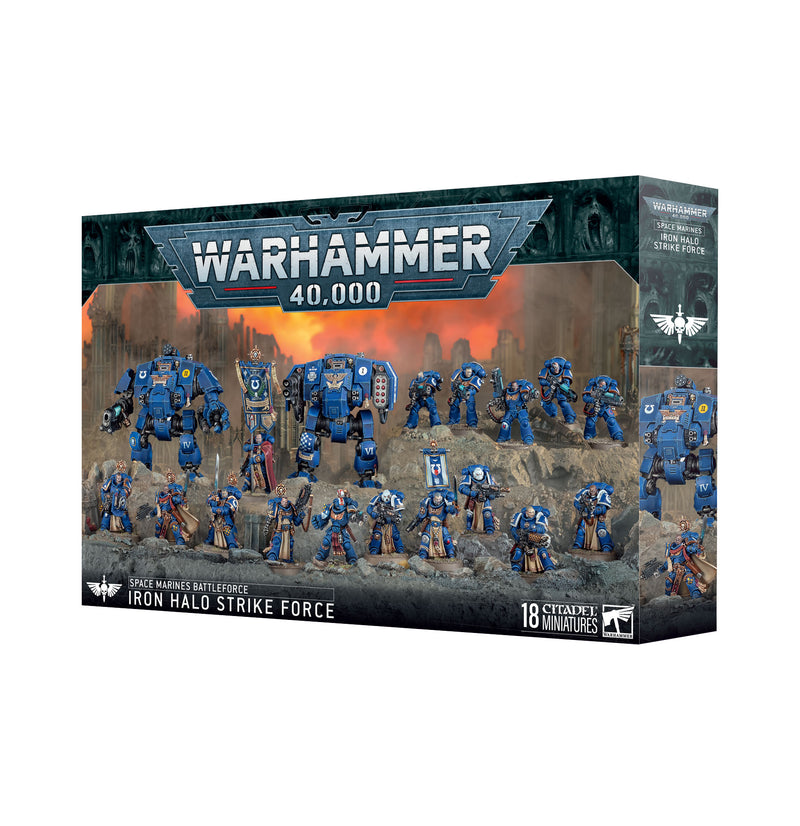 Warhammer 40,000 Space Marines Iron Halo Strike Force
