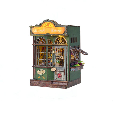 Hands Craft 3D Wooden Puzzle: DIY Book Nook: Magic Shop