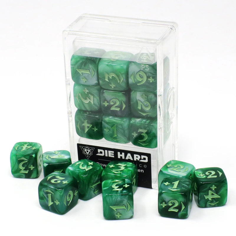 Die Hard Dice: MtG Spindown Counters - Plus Power Pack - Green