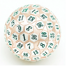 Foam Brain Games 45mm Metal D100 - Rose Gold & Silver