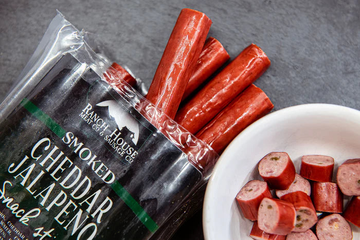 Ranch House Meats: 7 oz Pack: Cheddar Jalapeno