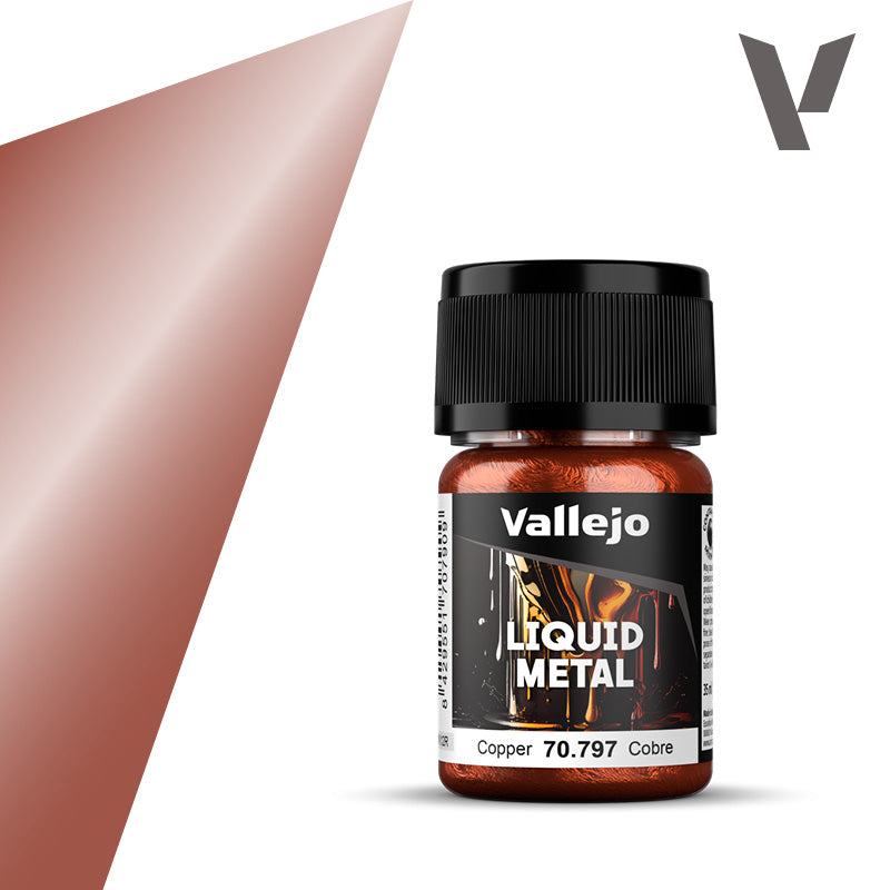 Vallejo: 18ml: Liquid Metal: Copper