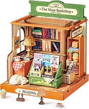 Hands Craft 3D Wooden Puzzle: DIY Miniature House: The Muse Bookshop