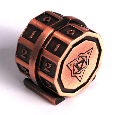 Die Hard Dice: V2 LifeLink Counter: Battleworn Copper