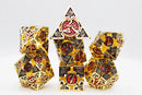 Foam Brain Games: Metal RPG Dice Set: Oculus: Impassioned