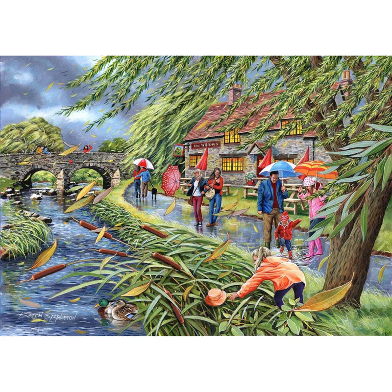 House of Puzzles: 1000 Piece Puzzles: Wind at the Willows