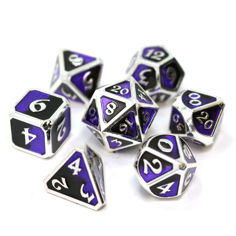 Die Hard Dice 7 Die Metal Dice Set: Mythica Dark Arts Malice