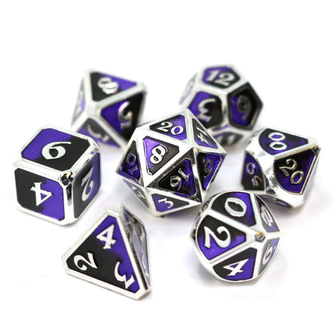 Die Hard Dice 7 Die Metal Dice Set: Mythica Dark Arts Malice
