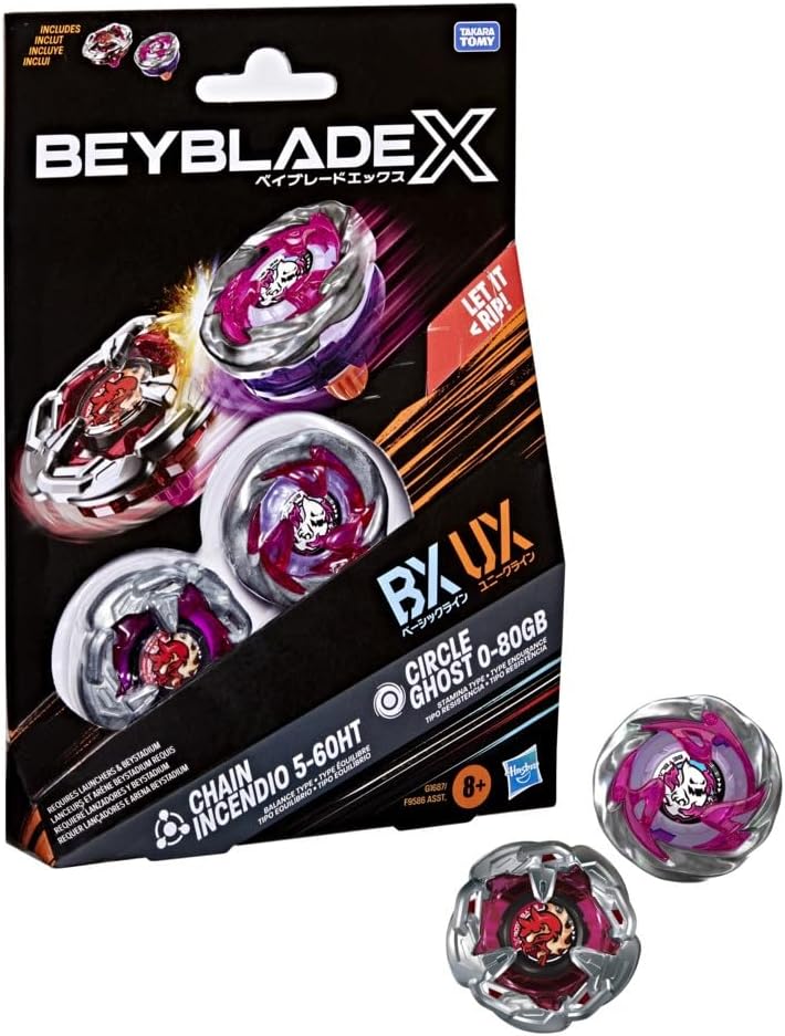 Beyblade X: Circle Ghost 0-80GB & Chain Incendio 5-60HT