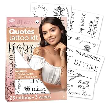 Tattoo Kit: Quotes