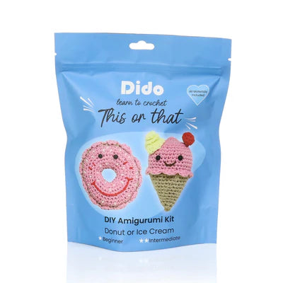 Dido DIY: Amigurumi Kit This or That: Donut or Ice Cream