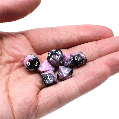 Die Hard Dice: Critlings 7pc Mini RPG Set: Shadow Petal