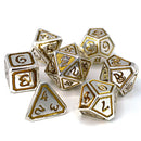 Die Hard Dice 7 Die Metal Dice Set: Usurpers of Gilded Ruin