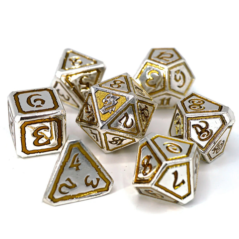Die Hard Dice 7 Die Metal Dice Set: Usurpers of Gilded Ruin