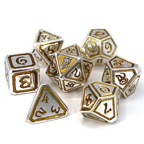 Die Hard Dice 7 Die Metal Dice Set: Usurpers of Gilded Ruin